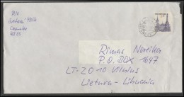 CZECH REPUBLIC Brief Postal History Envelope CZ 015 Architecture - Lettres & Documents