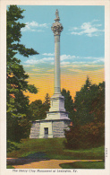 Kentucky Lexington The Henry Clay Monument Curteich - Lexington