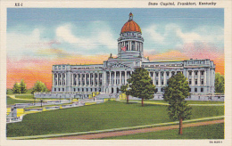 Kentucky State Capitol Building Curteich - Frankfort