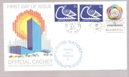 United Nations - COMPEX 1977, Chicago, Illinois - Briefe U. Dokumente