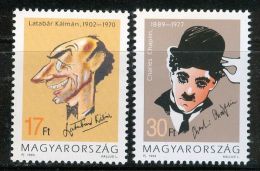 HUNGARY 1993 HISTORY Famous People COMEDIANS - Fine Set MNH - Nuovi