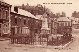 POIX   -  Le Monument Aux Morts - Poix-de-Picardie