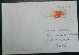 ESPAGNE - Lettre Pour La France En Date Du 28/01/13 Avec Timbre Auto-adhésif N° YT 4367 (12) - Lettres & Documents