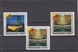 Bhutan Nº A106 Al A108 - Bhutan