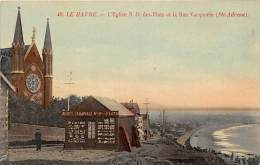 Le  Havre   76   Rue De La Vacquerie.Eglise N.D Des Flots (la Carte N Est Pas Pliée  = Trait De Crayon) - Non Classés