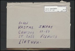 YUGOSLAVIA Brief Postal History Envelope YU 054 ATM Automatic Stamps - Covers & Documents