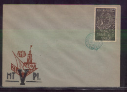 POLAND 1963 SCARCE SCOUTS MAIL COVER RAWICZ MT V PL POZNAN TRADE FAIR JANUARY INSURRECTION CINDERELLA SCOUTS SCOUTING - Lettres & Documents