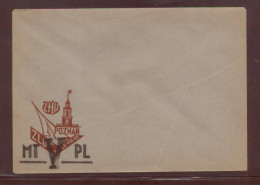 POLAND 1963 SCARCE SCOUTS MAIL COVER RAWICZ MT V PL POZNAN TRADE FAIR CINDERELLA SCOUTS SCOUTING - Cartas & Documentos