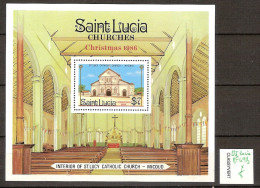 Sainte Lucie BF 49B * Côte 8 € - St.Lucie (1979-...)