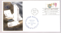 United Nations - SESCAL 1974, Los Angeles, California - Cartas & Documentos