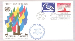 United Nations -  MANPEX 1975, Manchester, Connecticut - Lettres & Documents