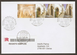 Portugal Quartier Juif De Guarda Lettre Recommandée Cachet Commemoratif 2010 Jewish Quarter Judaica R Cover - Judaika, Judentum