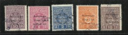 MONTENEGRO 1941 SEGNATASSE TASSE TAXES DUE SERIE COMPLETA USATA COMPLETE SET USED - Montenegro