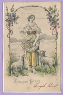 ANIMAUX -- MOUTON --  Carte Gaufrée - Andere & Zonder Classificatie