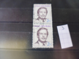 TIMBRE  OBLITERE REPUBLIQUE TCHEQUE   YVERT N°3 - Used Stamps