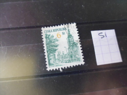 TIMBRE  OBLITERE REPUBLIQUE TCHEQUE   YVERT N°51 - Used Stamps