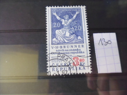 TIMBRE  OBLITERE REPUBLIQUE TCHEQUE   YVERT N° 130 - Used Stamps