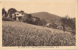 SARE MAISON BASQUE DANS LA MONTAGNE CPA NO 32 - Sare