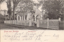 Gruss Aus PARCHIM Park Restaurant Bahnpost WISMAR LUDWIGSLUST ZUG 29 1.4.1902 Gelaufen - Parchim