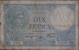 FRANCE 1 BILLET De BANQUE De 10Francs Type Minerve - ZO . 24=10=1940 . ZO . - 10 F 1916-1942 ''Minerve''