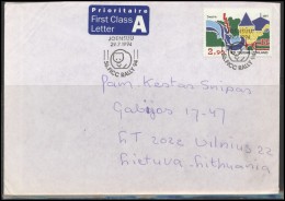 FINLAND Brief Postal History Envelope Air Mail FI 002 Music FICC Rally 1994 - Cartas & Documentos