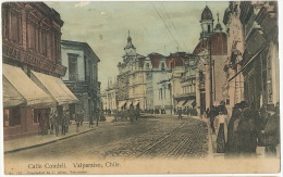 Valparaiso Calle Condell No 127 J. Allan Circulada A Francia Maritima Censure Guerre 1914 Censor Censura - Chili