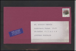 FINLAND Brief Postal History Envelope Air Mail FI 028 Flora Plants Flowers - Lettres & Documents