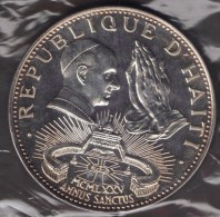 HAITI 50 GOURDES 1975 PAUL VI  ANNUS SANCTUS ARGENT Silver 0.925 	KM# 123 - Haiti