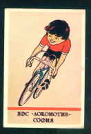 53134A / 1989 SPORT Cycling Cyclisme Radsport VELO BIKE Lokomotiv Sofia - Calendar Calendrier Kalender Bulgaria Bulgarie - Big : 1981-90