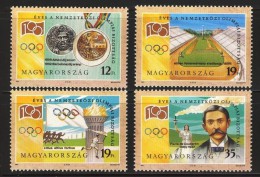 HUNGARY 1994 HISTORY The Olympic COMMITEE - Fine Set MNH - Nuevos