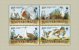 HUNGARY 1994 FAUNA Animals BIRDS WWF - Fine Set MNH - Neufs