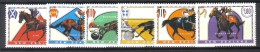 W257 - NUOVA ZELANDA , Serie Yvert N. 1419/24  **  MNH Horses - Unused Stamps