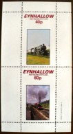 EYNHALLOW Holy Island SCOTLAND  Trains, Locomotives. Feuillet  2 Valeurs **  MNH (4) - Treinen