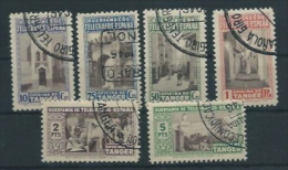 TANGER EDIFIL Nº 41/46  USADA  BENEFICENCIA - Maroc Espagnol