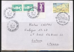 FRANCE Lettre Brief Postal History Envelope FR 007 Mountains - Covers & Documents