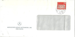 Motiv Brief  "Mercedes Benz Automobil AG, Bern"          1972 - Brieven En Documenten