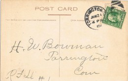 8866. Postal  TORRINGTON (Conn) 1911, Numeral - Storia Postale