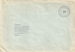 Feldpost Brief  "Stab Landsturm Sap.Abt.33"          Ca. 1940 - Postmarks