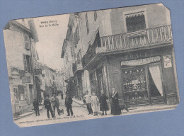 CPA - VINAY - Beau Magasin PONCET , Rue De La Halle - Séverin Convert Librairie éditeur - Vinay