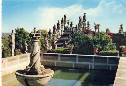 CASTELO BRANCO, Jardim Do Paço, Lago Das Coroas E Escadaria Do Reis - 2 Scans PORTUGAL - Castelo Branco