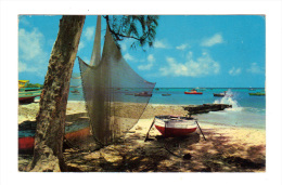 Antilles, Barbades: Fishing Nets, Oistins Bay, Barbados, West Indies (14-1792) - Barbades