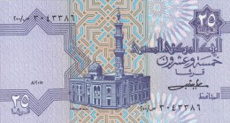EGYPT 25 PT. PIASTRES 1985 P-57 SIG/Shalaby #16 REPLACEMENT 200 UNC - Egypte