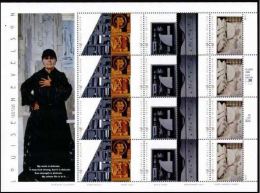 VERINIGTE STAATEN ETATS UNIS USA 2000 NEVELSON PANE OF 16V MNH SC 3379-83sp YT F3042-46 MI B3275-79 SG MS 3749-53 - Fogli Completi