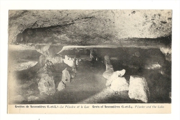 Cp, 37, Grottes De Savonnières, Le Pilastre Et Le Lac - Other & Unclassified
