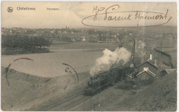 Châtelineau - Panorama - Cãtelet - Belgique. Gare. Chemin De Fer. Train. - Chatelet