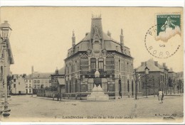 Carte Postale Ancienne Landrecies - Entrée De La Ville (côté Nord) - Landrecies