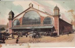 421 - Le Havre  - La Gare,circule 1921 - Bahnhof