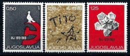 Yugoslavia 1969: Mi. No, 1318/20 MNH(**) - Nuovi