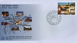 PASHUPATINATH Hindu Temple FDC 2013 NEPAL - Hindoeïsme