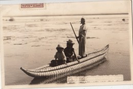 B81711 Lago Titicaca Types Folklore Boat Bolivia Front/back Image - Bolivien